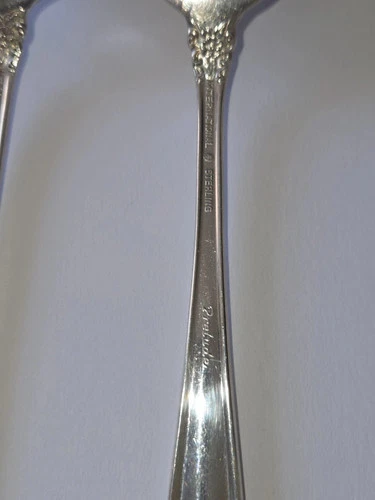 Lot of 7 International Sterling Prelude Salad Fork No Monogram 250 Grams