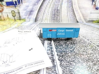 Bemo 2282 127 - H0m - RhB - Güterwagen Cargo Domizil Gbk-v 5507 - OVP-#A2090
