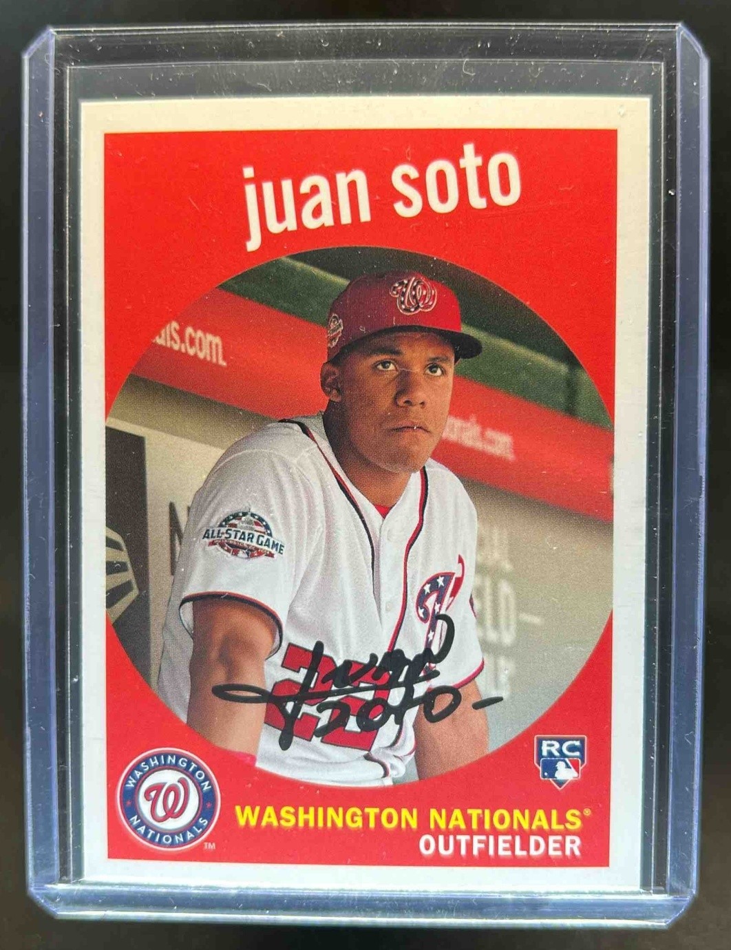 2018 Topps Archives Juan Soto RC Rookie #73 Nationals