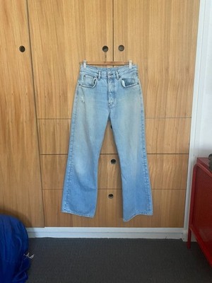 Acne Studios 2021M Light Blue Denim Jeans Mens W31 L32 Flared Leg