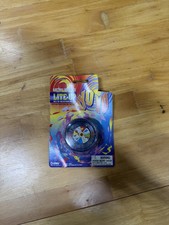 Vintage 1999 Oley Battery Operated Lite Up Yo Yo Orange and Yellow 2.75 inches