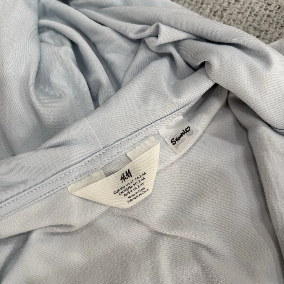 Conjunto de chándal de terciopelo H&M x Sanrio Hello Kitty sudadera con capucha cremallera chaqueta pantalones niñas 3-4 años Foto 4 de 4