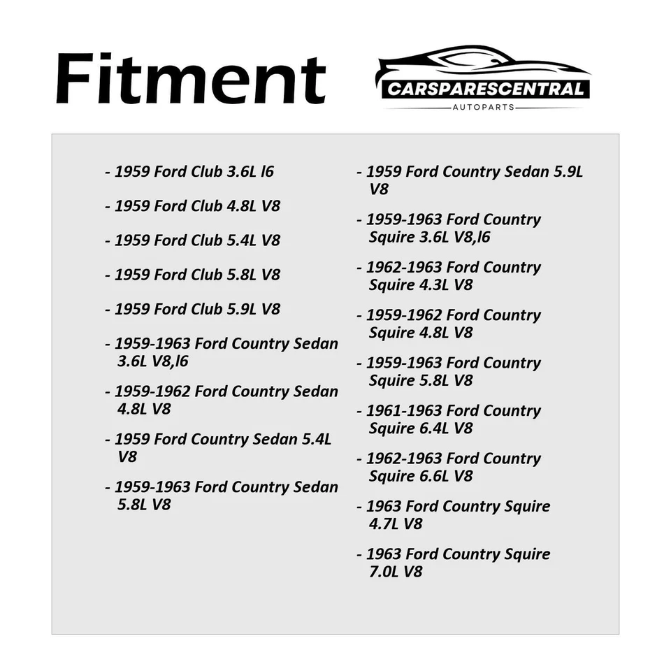 Brake Hose Rear Left Driver Side For 1960 Ford Starliner 3.6L Foto 2 de 4