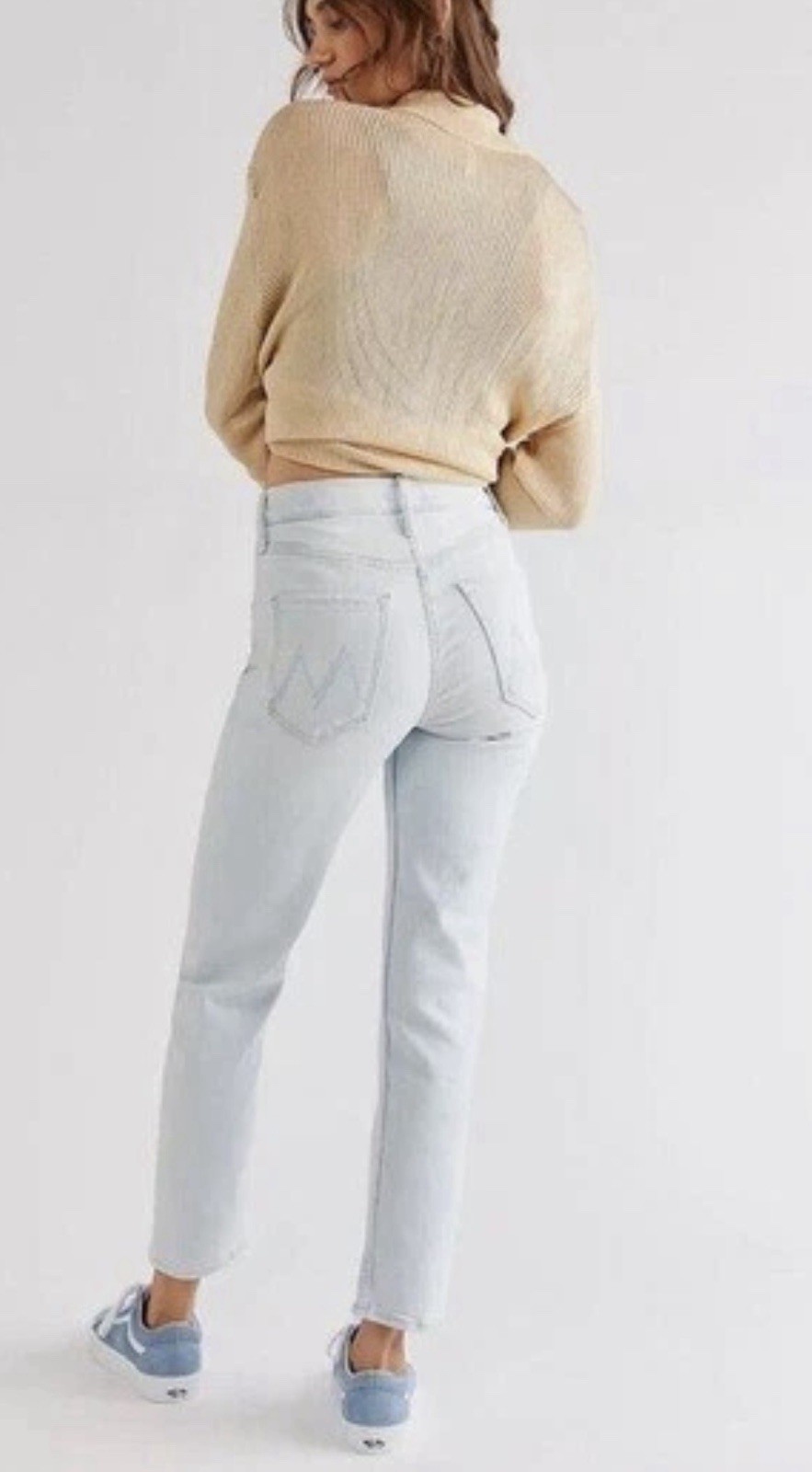 $265 MOTHER The PIXIE TOMCAT ANKLE Button Light P… - image 3