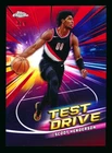 2024-25 TOPPS CHROME SCOOT HENDERSON RED REFRACTOR BLAZERS ROOKIE SSP #2/5! HOT!