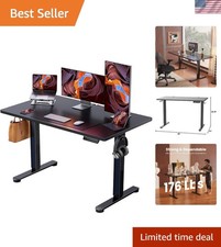 Height Adjustable Electric Standing Desk, 47.2 x 23.6 Inches Sit Stand up Des...
