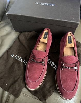 Testoni Calf Suede GoodYear Loafers size US 9 Brand new. Comes with dust bags