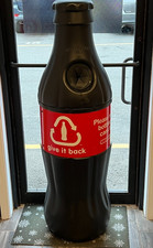 Coca Cola Recycle Bin Bottle Shape Giant Coke - Very Rare
