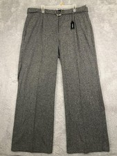 Express Pants Women’s 18R (41x34) NWT Wide Leg High Rise Gray Belt