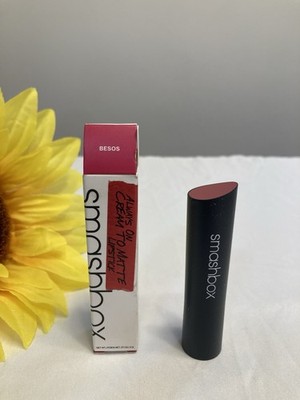 Smashbox Always On Cream to Matte Lipstick Besos (Bright Cool Pink) NIB