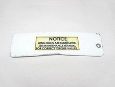 Spar Fitting Cover - Left Lower Aft - King Air A100 -PN: 50-120102-18 -Lot B1354