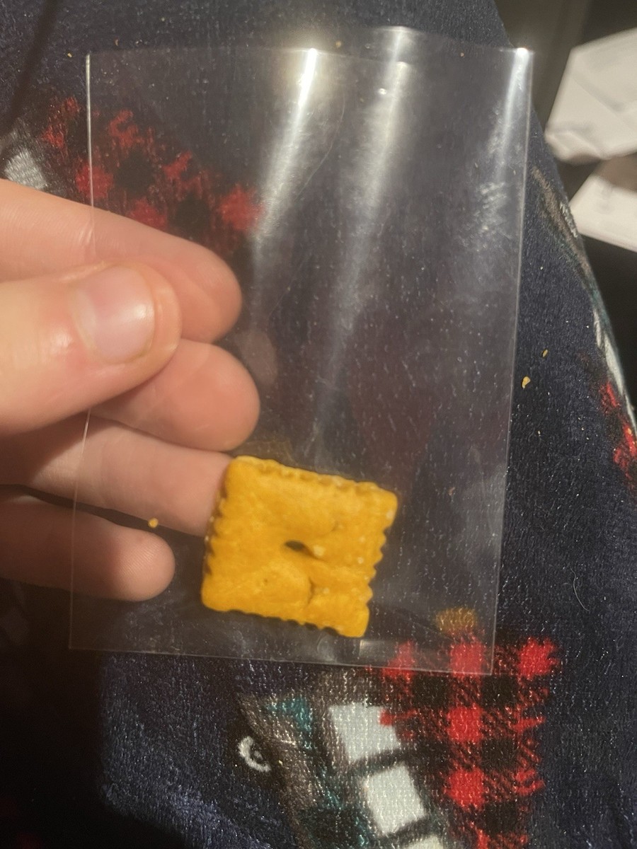 Rare Factory Made Cheez-it Double Stacked Baked Together | eBay