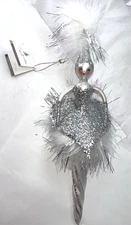 Soffieria De Carlini Bergdorf Goodman Snow Queen Christmas Ornament Italy Silver
