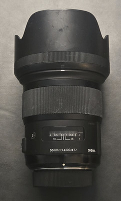 Sigma 50mm f/1.4 dg hsm art nikon F mount good condition