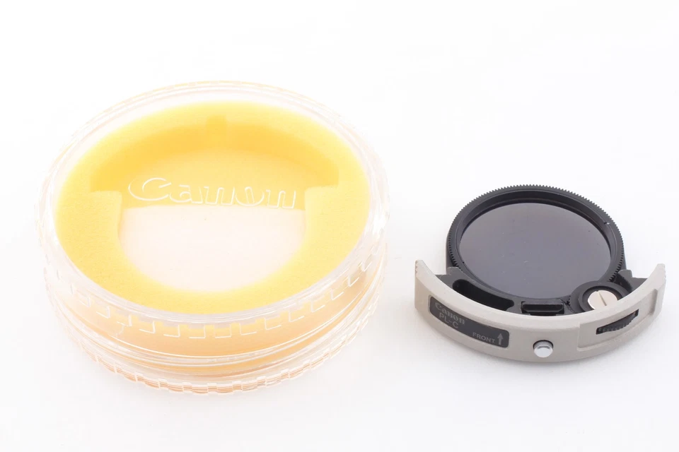 [Near MINT] Canon PL-C 48mm Circular Polarizing Drop In Filter Case From JAPAN - Image 2 of 4