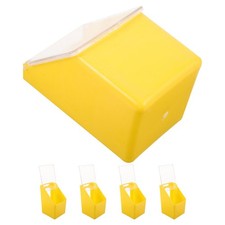 5pcs Dove Cage Feeder Hanging Plastic Bird Feeding Container Water Dispenser