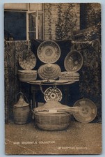 Egypt Postcard Daubeny’s Collection Egyptian Baskets c1910 Posted RPPC Photo