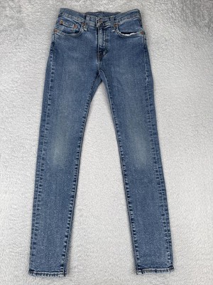 Levi's Premium Jeans Womens 29x32 Blue Extreme Skinny Fit Jeans Chainsaw Rinse