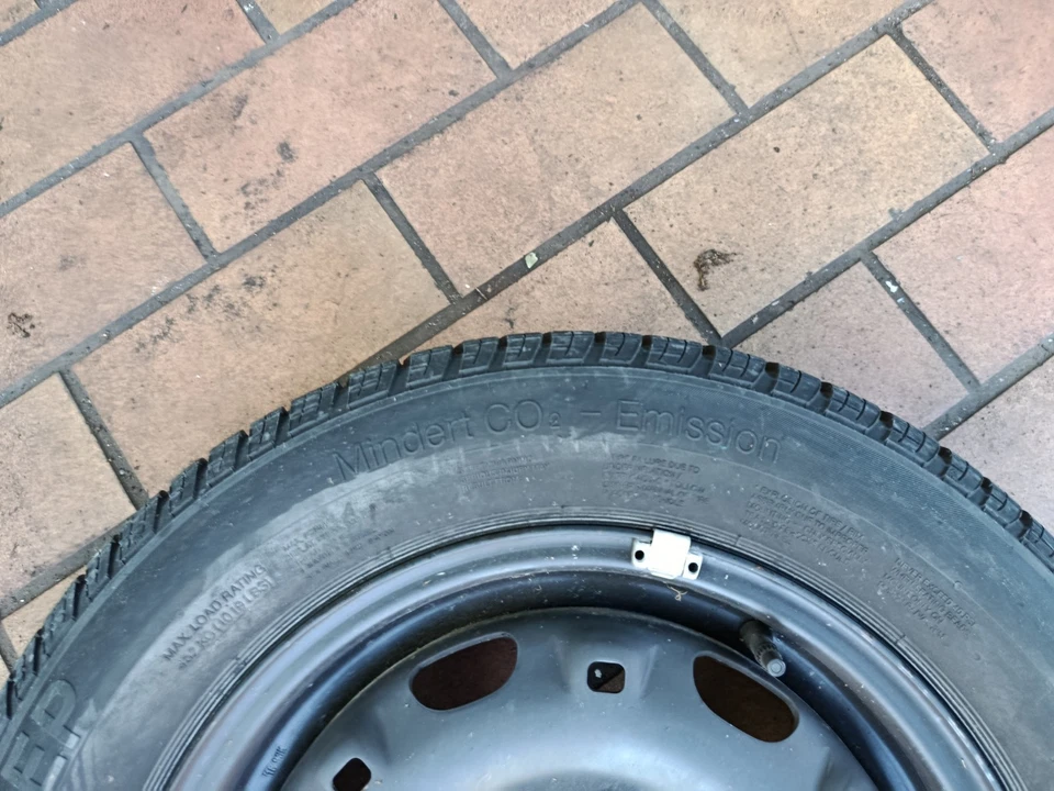 Original VW Polo 9N 9N1 Ersatzrad Reserverad Notrad 5Jx14 ET35 165/70 R14 - Bild 3 von 4