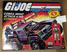 G.I. Joe Retro Cobra Stinger w  Cobra Officer Driver 3.75    Figure Vehicle 2022