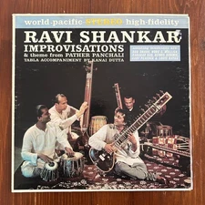 Ravi Shankar / Improvisations ~ Vinyl LP (1962) World Pacific ST-1416. Classic!