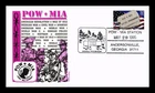 US COVER POW MIA NEVER FORGOTTEN FIRST DAY ISSUE PANDA CACHET