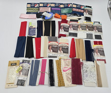 Vtg Large Lot Of 42 Sewing Notions Supplies Rick Rack Seam Tape Bias Ribbon More