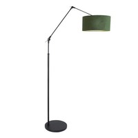 Stehleuchte Standlampe Gelenkleuchte E27 GrüN Textil Schwarz Verstellbar 210 Cm
