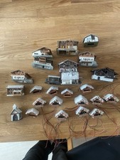 Konvolut an Häusern für Modeleisenbahn Spur N 1:160