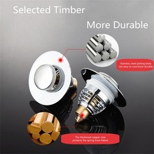 US Universal Drain Magic Sink Stopper, Instantly Replace Broken Stoppers