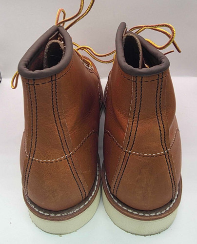 Red Wing Men's Heritage 875 6" Moc-Toe Boots-Brown 8D