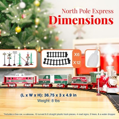 Lionel Trains Set North Pole Express Holiday Train 29 Piece Set