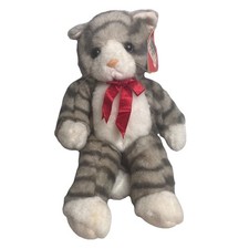 Ty Classic Mittens The Cat 1992 Gray Tabby Plush Retired With Hang Tag 1118