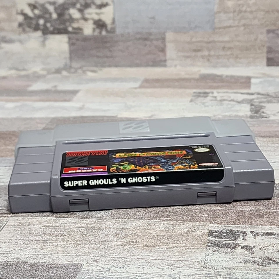 Super Ghouls 'n Ghosts Super Nintendo SNES Cartridge Only Authentic Tested Works - Image 3 of 4