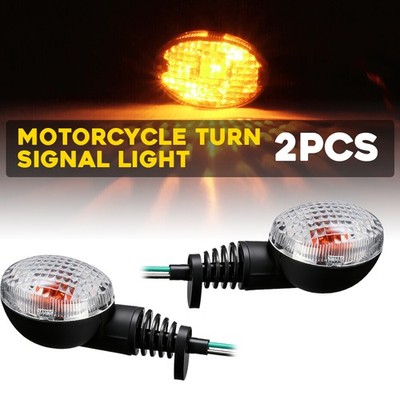 2PCS For KAWASAKI VULCAN S ABS 2015-2023 Clear Turn Signal Tail Amber Mini Light
