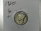 1920 Mercury Dime Silver About Good AG, ESTATE FIND, LOW SHIPPING
