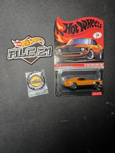 2021 Hot Wheels RLC '70 Mustang Boss 302 Red Line Club Car Membership Exclusive
