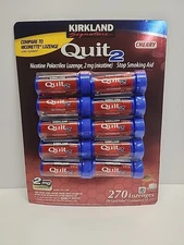 Kirkland Nicotine Lozenge 2mg Cherry Flavor Quit 2 10 Quit Tube 270 Lozenge Pack