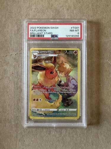 Flareon graded PSA 8 for sale on eBay