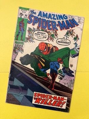 Amazing Spider-Man #90 KEY Death Captain Stacy Marvel Comics 1970 Low-Mid Grade