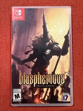 Blasphemous Deluxe Edition- Excellent condition! CIB! (Nintendo Switch, 2021)