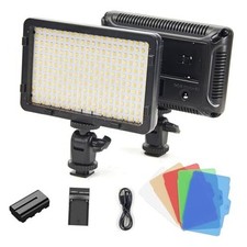 PT-F260B on Camera Video Light Bi-Color Photography Lighting for DSLR 26W