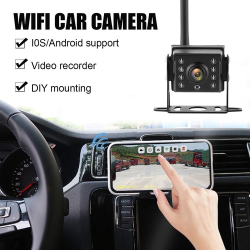 720P Wireless Car Truck WiFi RV Trailer Rear View Backup Camera For iOS Android - Picture 12 of 16