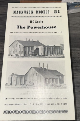 #ad Magnuson Models Inc. HO Scale Kit #M519 The Powerhouse 1:87 NOS $55.99