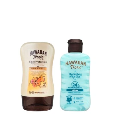 Hawaiian Tropic/SPF30 Satin Protection & Aftersun "Reisegröße"160ml/Sonnenschutz