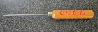 Vintage Antique Coca Cola Advertising Ice Pick, Wood Handle