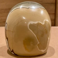 3” 467g Polychrome Jasper Polished Freeform Madagascar Standup Palm Stone 1 lb