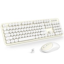 MOFII Wireless Keyboard and Mouse Combo, Computer Full Size 2.4G Plug and Pla...