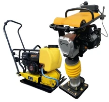 6.5HP Tamper Rammer AND6.5HP Gas Plate Compactor W/Water Tank COMBO!! Model 2024