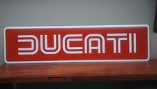 Ducati Aluminum Sign 6 X 24